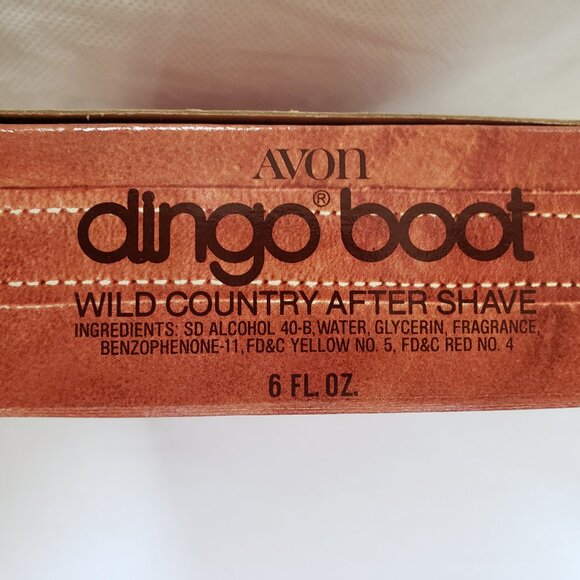 Vintage AVON 1970's DINGO BOOT Cowboy Wild Country 6oz Scent - Unused - Picture 5 of 7